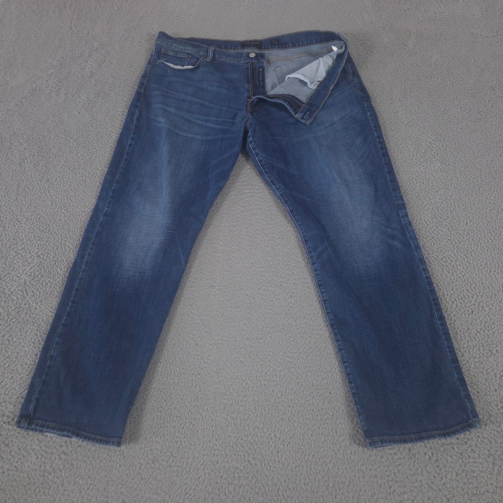 Lucky Brand Jeans Mens 42x32 Blue 363 Vintage Straight Stretch Denim Leg Preppy